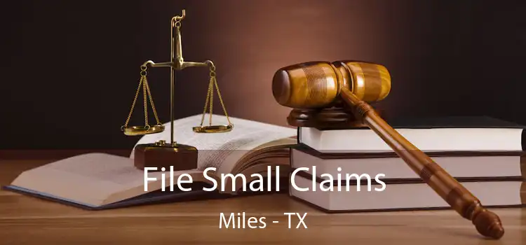  File Small Claims Miles - TX