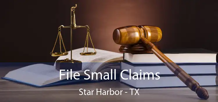  File Small Claims Star Harbor - TX
