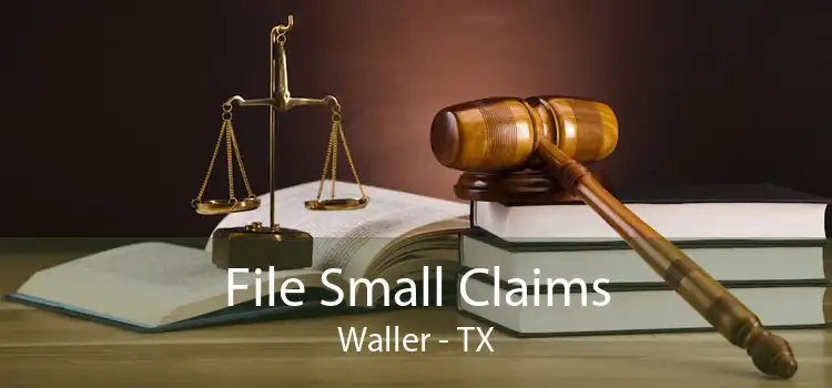 File Small Claims Waller - TX
