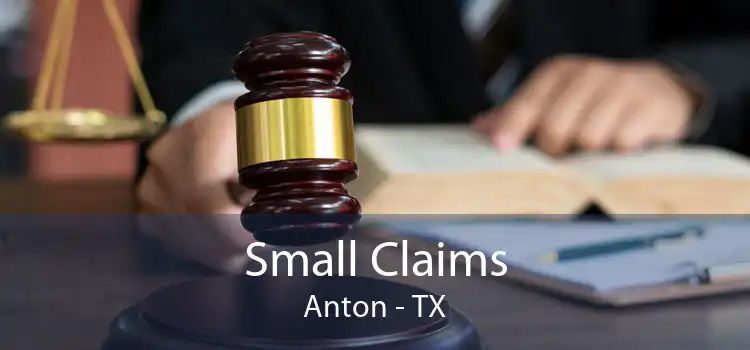 Small Claims Anton - TX