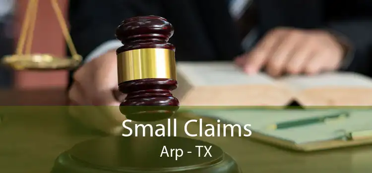 Small Claims Arp - TX