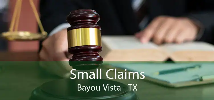 Small Claims Bayou Vista - TX