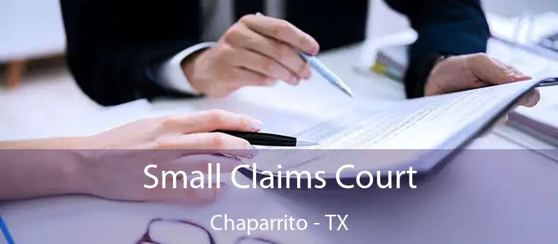  Small Claims Court Chaparrito - TX