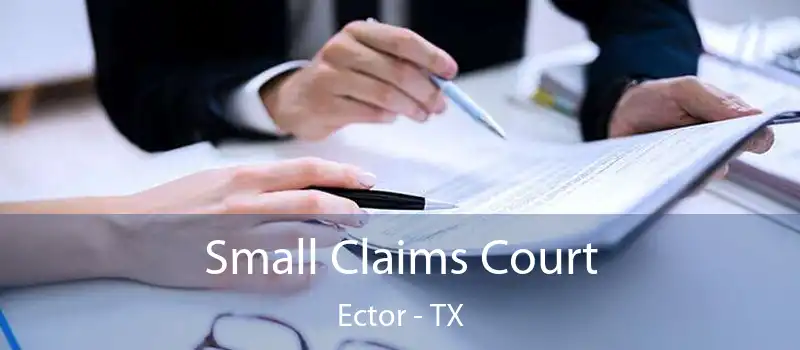  Small Claims Court Ector - TX