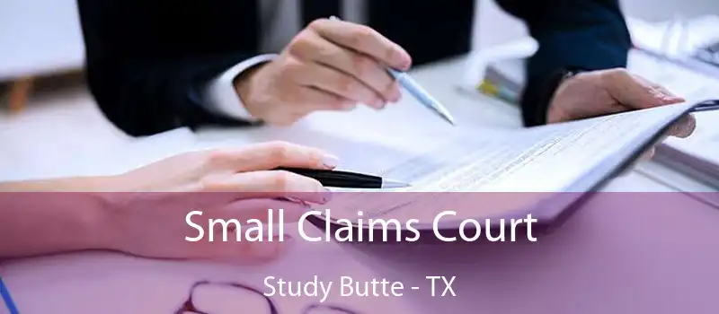 Small Claims Court Study Butte - TX