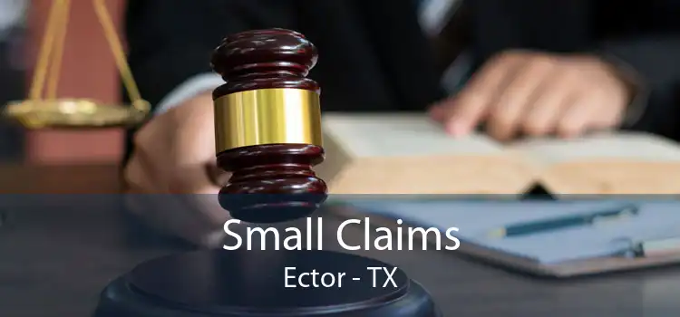 Small Claims Ector - TX