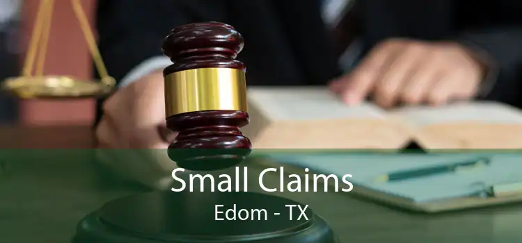 Small Claims Edom - TX