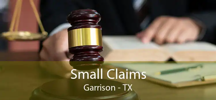 Small Claims Garrison - TX
