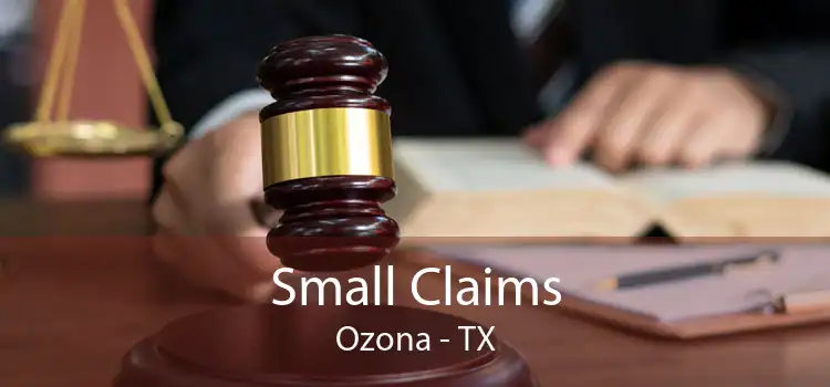 Small Claims Ozona - TX