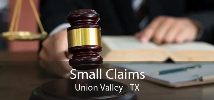 Small Claims Union Valley - TX